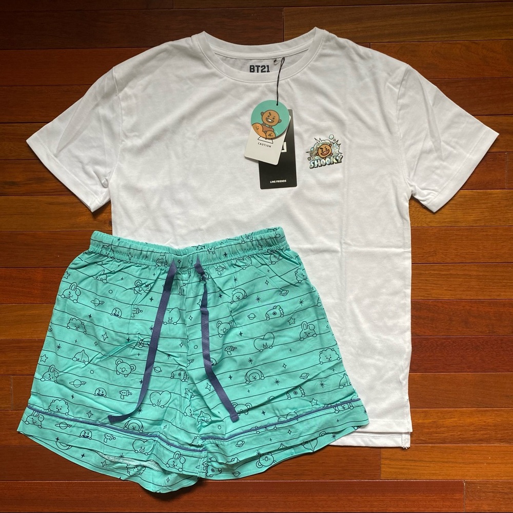 BT21 Shooky Summer Pajama Set - Small